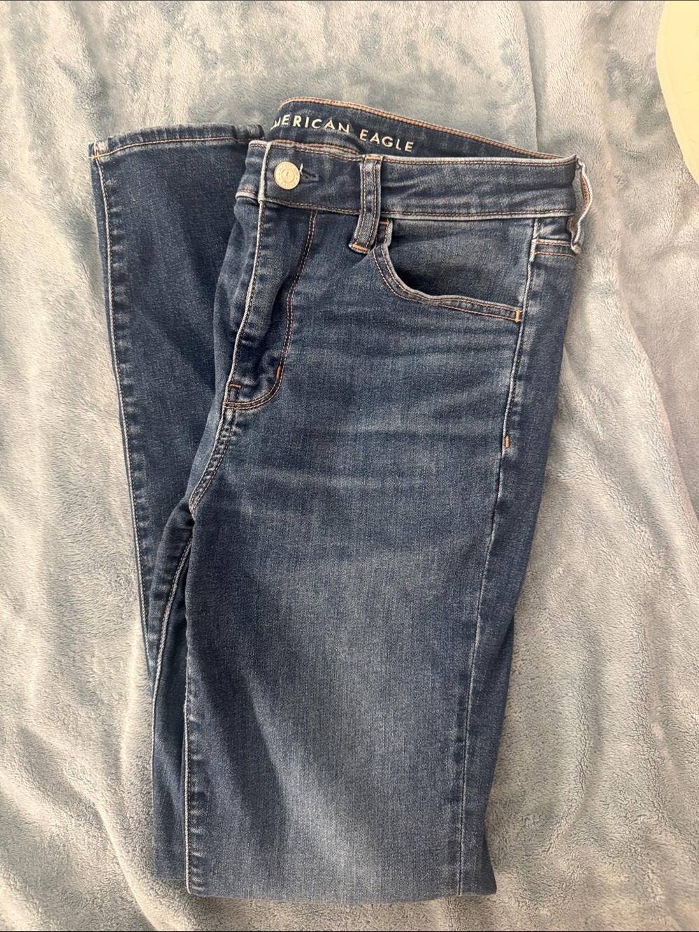 American Eagle Outfitters Skinny Jeans in Classic Blue Wash